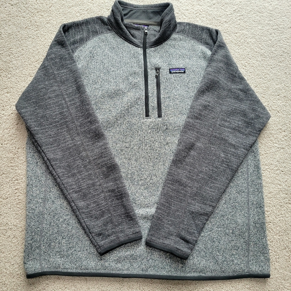 Patagonia Men's Better Sweater® 1/4-Zip Fleece Stonewash - Size XXL - Picture 2 of 9